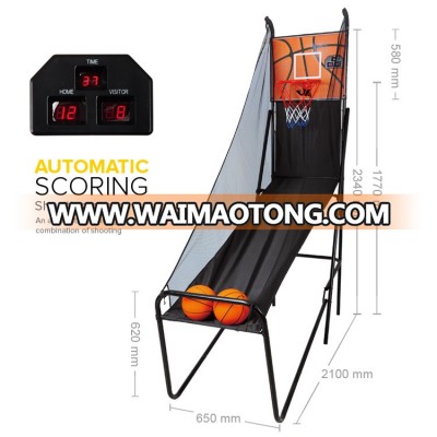 Hot Sale Foldable Electric Basketball Scoring Machine Basketball Shooting Game