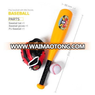 Popular Sport Toy Plastic Baseball Bat set With Pu Ball And Glove