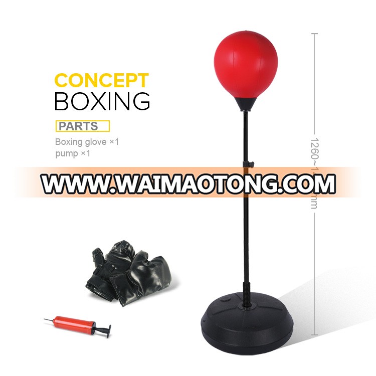 Adjustable Boxing Equipment/Human Punching Speed Bag With Gloves For Adult